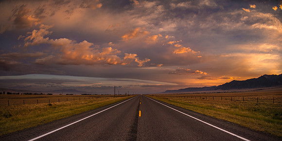 Route 89 at Dawn