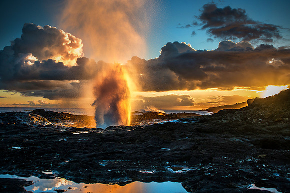 Spouting Sunset